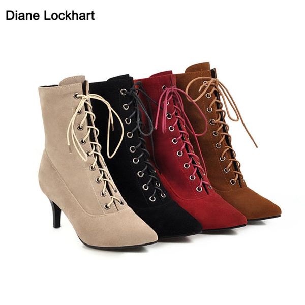 boots women ankle thin high heel winter shoes ladies fashion lace-up short boot office footwear size 31-43 beige black
boots women ankle thin high heel winter shoes ladies fashion lace-up short boot office footwear size 31-43 beige black
