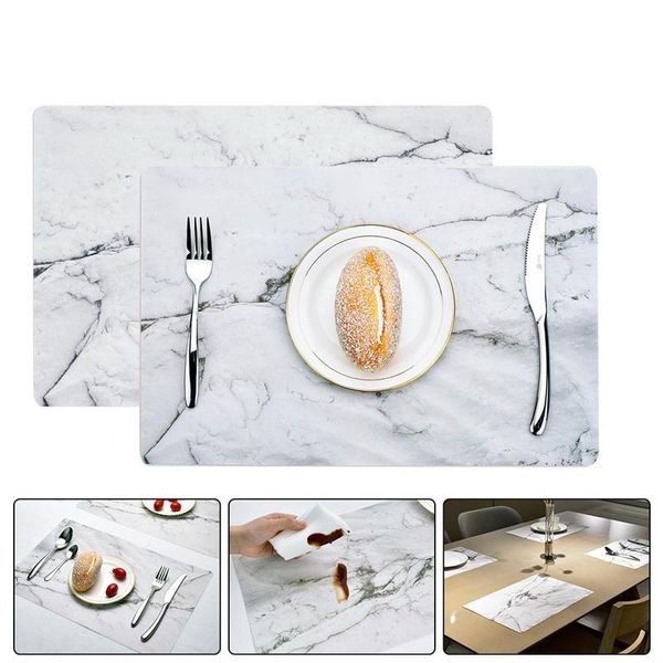 pvc table mat waterproof oil-proof placemat non-slip temperature heat insulation marble stripe design table mats for dinner#1
pvc table mat waterproof oil-proof placemat non-slip temperature heat insulation marble stripe design table mats for dinner#1