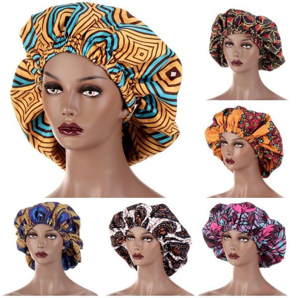beanie/skull caps women double-layer satin bonnet large african print cap multifunctional headwear suitable for sleep chemotherapy and beaut, Blue;gray
beanie/skull caps women double-layer satin bonnet large african print cap multifunctional headwear suitable for sleep chemotherapy and beaut, Blue;gray