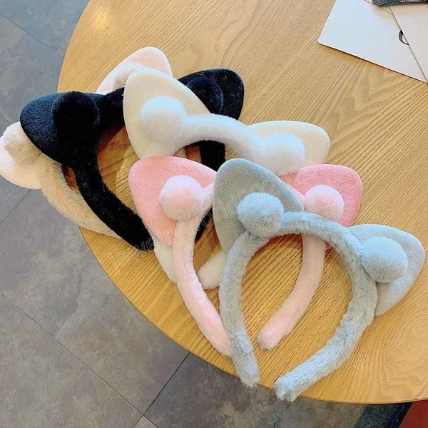 cute cat ear headband sweet pink pompoms elastic hairbands solid hair hoop women wash face headband headwrap hair accessories, Silver
cute cat ear headband sweet pink pompoms elastic hairbands solid hair hoop women wash face headband headwrap hair accessories, Silver