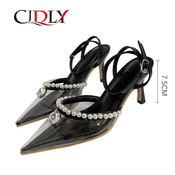 sandals cjdly transparent pvc women pointed clear crystal party high heel stilettos pumps shoes peep toe pearl, Black
sandals cjdly transparent pvc women pointed clear crystal party high heel stilettos pumps shoes peep toe pearl, Black
