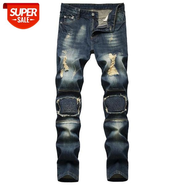 denim ripped hole moto bike straight jeans men's oversize 38 40 42 2021 autumn spring hip hop punk rock streetwear trouers #s06r, Black
denim ripped hole moto bike straight jeans men's oversize 38 40 42 2021 autumn spring hip hop punk rock streetwear trouers #s06r, Black