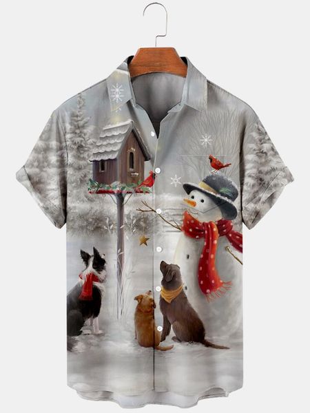 men's casual shirts 2021 cross 9 creative santa claus 3d digital printing trend loose short sleeve shirt top, White;black
men's casual shirts 2021 cross 9 creative santa claus 3d digital printing trend loose short sleeve shirt top, White;black