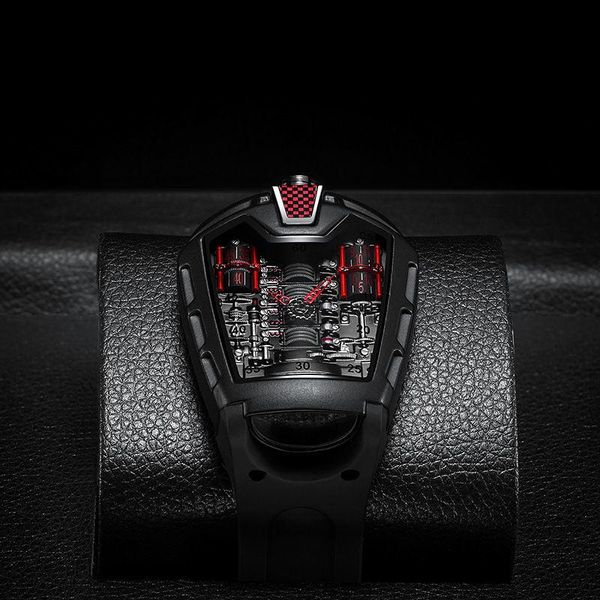 wristwatches quartz engine concept racing men's waterproof student personality sports wine bucket silicon men electronic watch led watc, Slivery;brown
wristwatches quartz engine concept racing men's waterproof student personality sports wine bucket silicon men electronic watch led watc, Slivery;brown