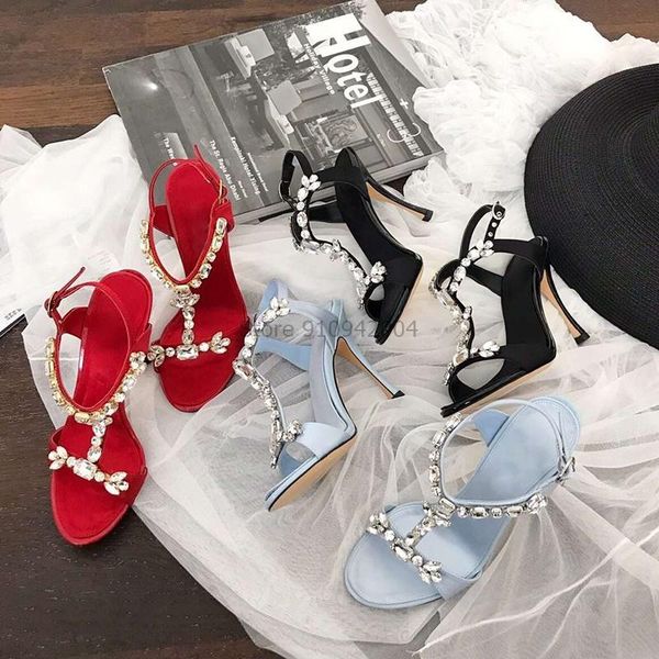 designer shoes women summer crystal studded sandals studs decorated high heels pom pom stiletto heels pumps 10cm t strap, Black
designer shoes women summer crystal studded sandals studs decorated high heels pom pom stiletto heels pumps 10cm t strap, Black