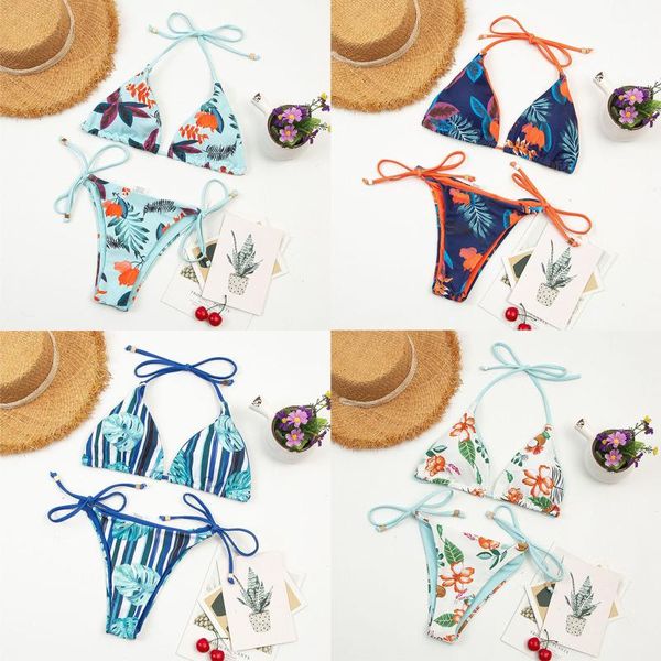 2021 summer two-piece tether print swimsuit for women bikini set push up brazilian swimwear beachwear swimming bathing suit
2021 summer two-piece tether print swimsuit for women bikini set push up brazilian swimwear beachwear swimming bathing suit