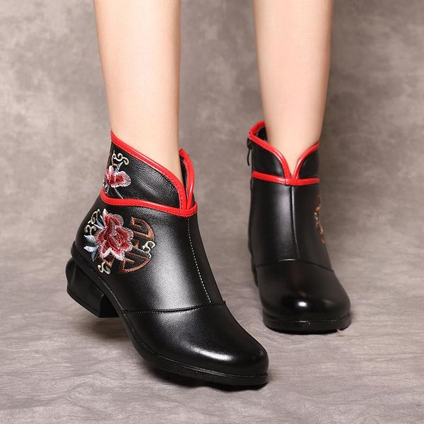 boots aardimi platform mother's women handmade vintage genuine leather winter shoes woman ankle with embroider footwear sneakers, Black
boots aardimi platform mother's women handmade vintage genuine leather winter shoes woman ankle with embroider footwear sneakers, Black