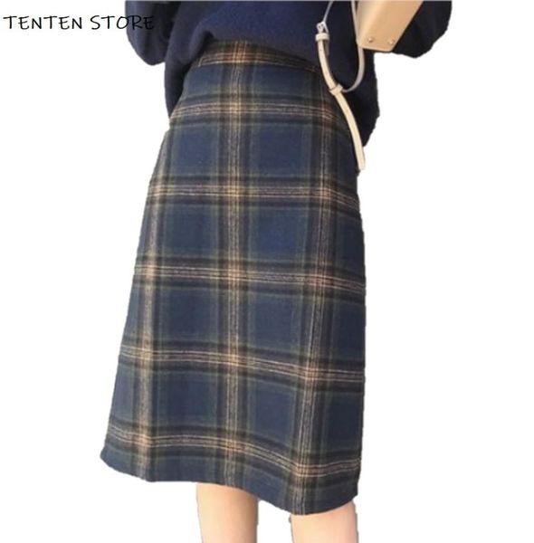 skirts fall winter plaid long womens high waist a line woolen plus size vintage streetwear female fashion grey navy, Black
skirts fall winter plaid long womens high waist a line woolen plus size vintage streetwear female fashion grey navy, Black