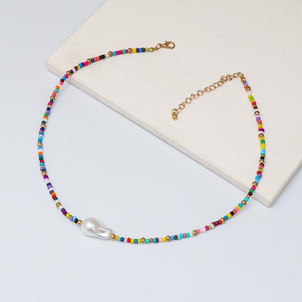 chains big pearl necklace rainbow resin long neck chain wholesale lovely streetwear luxury beaded for women 2021 boho, Silver
chains big pearl necklace rainbow resin long neck chain wholesale lovely streetwear luxury beaded for women 2021 boho, Silver