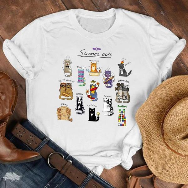 women lady animal funny cat fashion cute 90s style cartoon shirt clothes tshirt tee womens female print t graphic t-shirt, White
women lady animal funny cat fashion cute 90s style cartoon shirt clothes tshirt tee womens female print t graphic t-shirt, White
