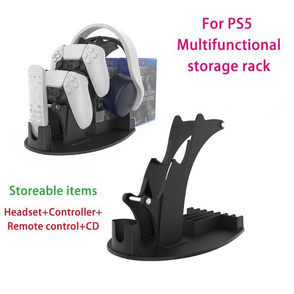 4-in-1 universal deskstand for ps5 ccontroller + cd + remote control headset multifunctional storage rack
4-in-1 universal deskstand for ps5 ccontroller + cd + remote control headset multifunctional storage rack