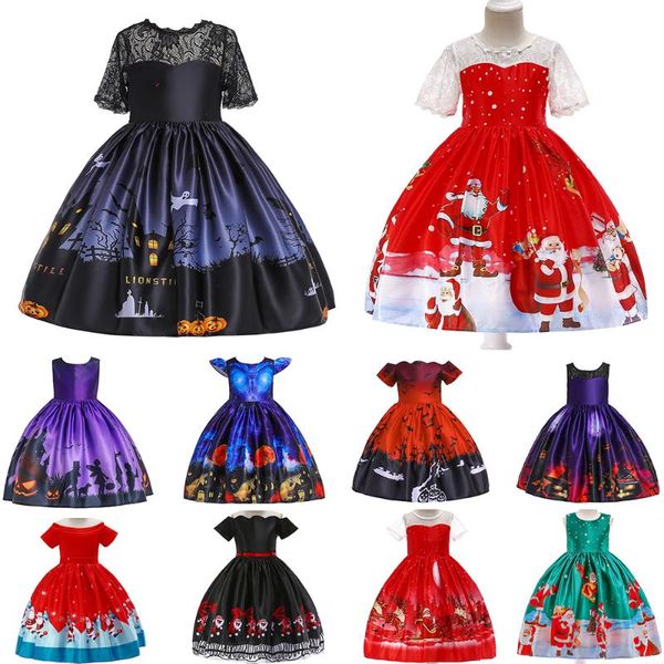 girl's dresses 2021 christmas dress for girls halloween pumpkin witch vampire santa claus elk costume knee up vestidos children clothes, Red;yellow
girl's dresses 2021 christmas dress for girls halloween pumpkin witch vampire santa claus elk costume knee up vestidos children clothes, Red;yellow