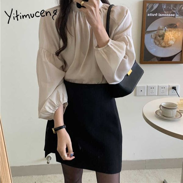 yitimuceng folds shirts woman oversize office lady korean fashion long puff sleeve blouse solid apricot spring summer 210601, White
yitimuceng folds shirts woman oversize office lady korean fashion long puff sleeve blouse solid apricot spring summer 210601, White