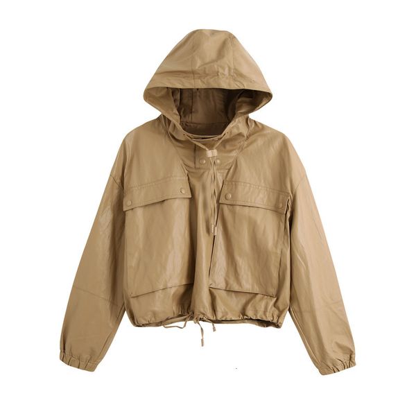 women's jackets bb 2865 autumn europe and the united states camel imitation leather windbreaker female coat nent, Black;brown
women's jackets bb 2865 autumn europe and the united states camel imitation leather windbreaker female coat nent, Black;brown