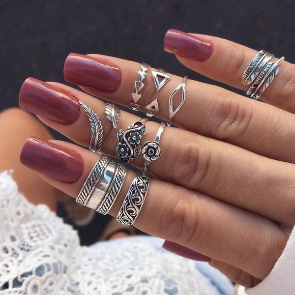 wedding rings 9pcs/set boho vintage punk antique flower carved midi finger ring for women bohemian knuckle set jewelry, Slivery;golden
wedding rings 9pcs/set boho vintage punk antique flower carved midi finger ring for women bohemian knuckle set jewelry, Slivery;golden