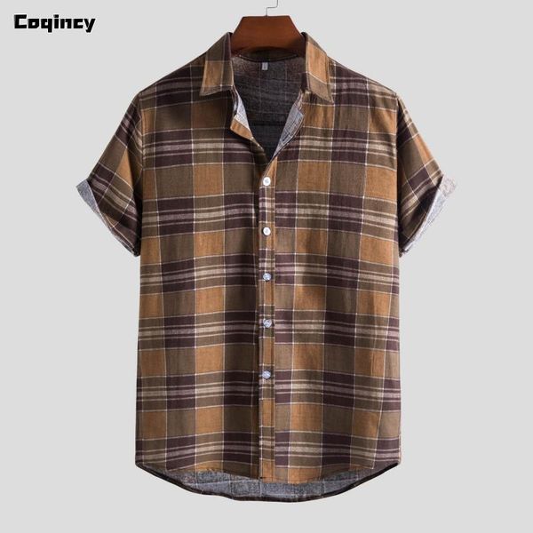 men's casual shirts fashion summer plaid printed short sleeve men breathable plus size blouse hawaiian chemise homme, White;black
men's casual shirts fashion summer plaid printed short sleeve men breathable plus size blouse hawaiian chemise homme, White;black