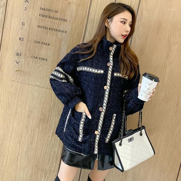 women autumn winter plaid trench coat long clothes overcoat with cotton inside plus size manteau femme casaco feminino women's wool & b, Black
women autumn winter plaid trench coat long clothes overcoat with cotton inside plus size manteau femme casaco feminino women's wool & b, Black
