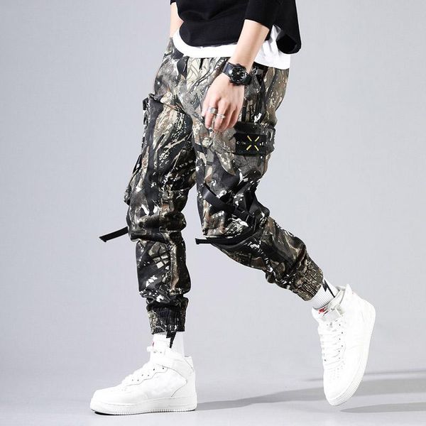 men's pants fashion autumn cargo men joggers hip hop harem casual trousers man harajuku streetwear ribbons pencil track, Black
men's pants fashion autumn cargo men joggers hip hop harem casual trousers man harajuku streetwear ribbons pencil track, Black