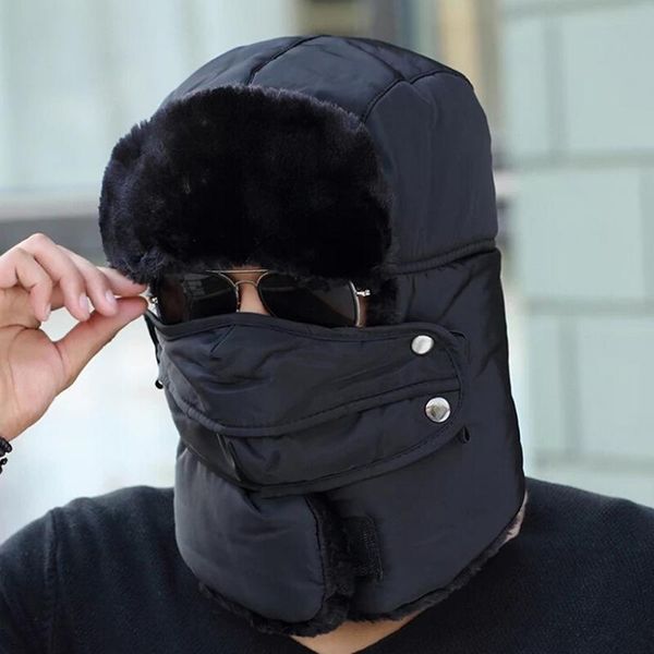 berets winter warm bomber hats trooper snow ski hat cap with face mask earflap caps scarf men women trapper thermal, Blue;gray
berets winter warm bomber hats trooper snow ski hat cap with face mask earflap caps scarf men women trapper thermal, Blue;gray