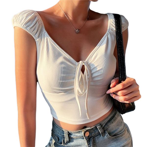 women blouse lady casual elegant pleated korean short sleeve v-neck summer female knitting kg-217, White
women blouse lady casual elegant pleated korean short sleeve v-neck summer female knitting kg-217, White