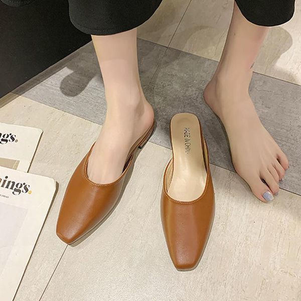 khaki pu leather square head shallow women mules elegant light non-slip wearable slippers spring new sandals plus size 35-43, Black
khaki pu leather square head shallow women mules elegant light non-slip wearable slippers spring new sandals plus size 35-43, Black