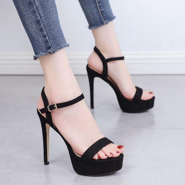 sandals women shoes 2021 new summer 12cm high-heels waterproof thick bottom sequins thin heels model car show nightclub sandal, Black
sandals women shoes 2021 new summer 12cm high-heels waterproof thick bottom sequins thin heels model car show nightclub sandal, Black