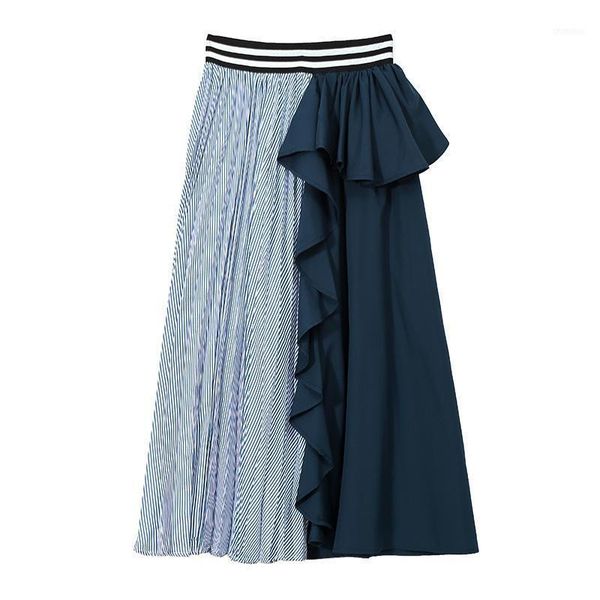 pleated skirt spring and autumn design feeling flounced loose fashion women's chic style high waist stitching chiffon skirt1, Black
pleated skirt spring and autumn design feeling flounced loose fashion women's chic style high waist stitching chiffon skirt1, Black