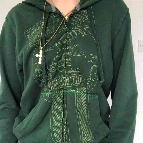 hoodies gothic sweatshirt long sleeve zipper hoodie cotton coat harajuku streetwear y2k aesthetic hip hop 210721, Black
hoodies gothic sweatshirt long sleeve zipper hoodie cotton coat harajuku streetwear y2k aesthetic hip hop 210721, Black