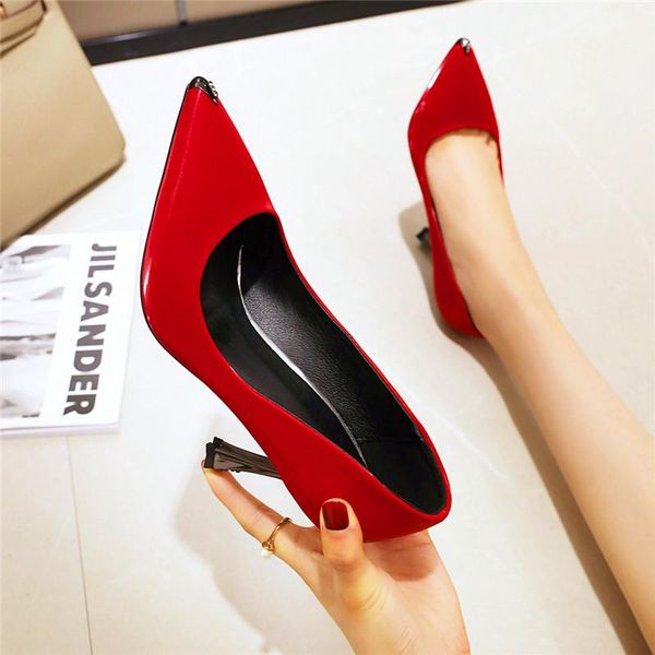 dress shoes spring style simple wedding professional fashion high heels, Black
dress shoes spring style simple wedding professional fashion high heels, Black