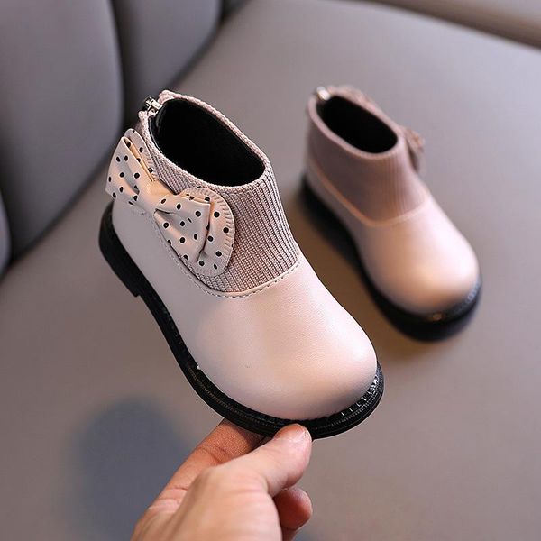 boots 2021 girls winter kids princess plush warm bowtie baby leather fashion children shoes, Black;grey
boots 2021 girls winter kids princess plush warm bowtie baby leather fashion children shoes, Black;grey