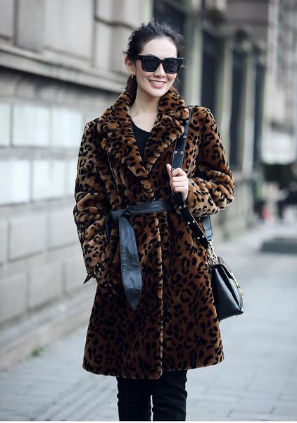 women's fur & faux gamporl 2021 fall/winter fashion coats and jackets for women leopard-print sheep sheared mid-length coat, Black
women's fur & faux gamporl 2021 fall/winter fashion coats and jackets for women leopard-print sheep sheared mid-length coat, Black