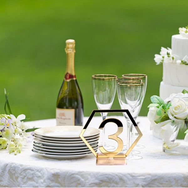 party decoration festnight 1-20 signs hexagon wedding table numbers with base acrylic restaurant for decor supplies
party decoration festnight 1-20 signs hexagon wedding table numbers with base acrylic restaurant for decor supplies