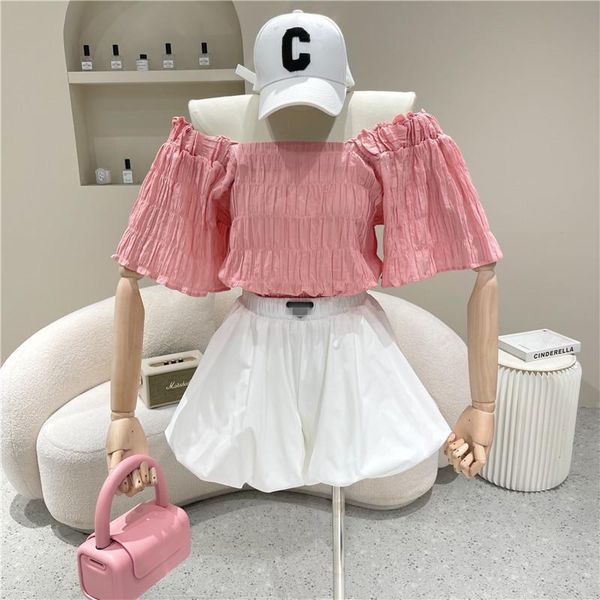 women's blouses & shirts clothing summer 2021 fashion puff sleeve temperament square neck slim short holiday style sweet doll shirt, White
women's blouses & shirts clothing summer 2021 fashion puff sleeve temperament square neck slim short holiday style sweet doll shirt, White