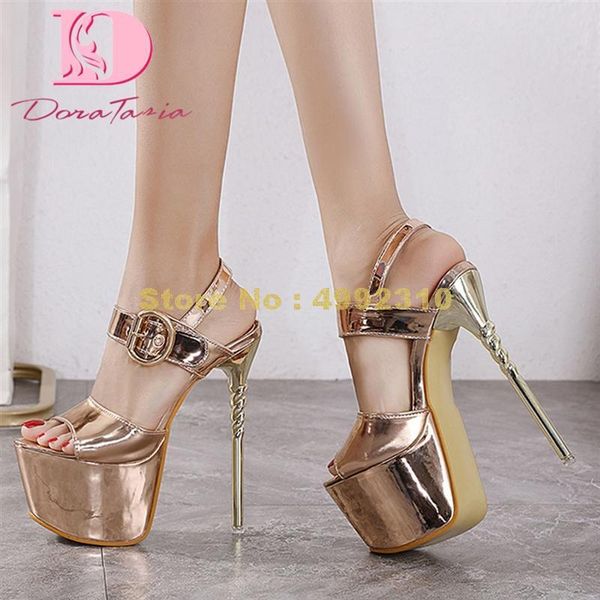 dress shoes big size 35-43 female thin high heels sandals buckle platform summer women party, Black
dress shoes big size 35-43 female thin high heels sandals buckle platform summer women party, Black