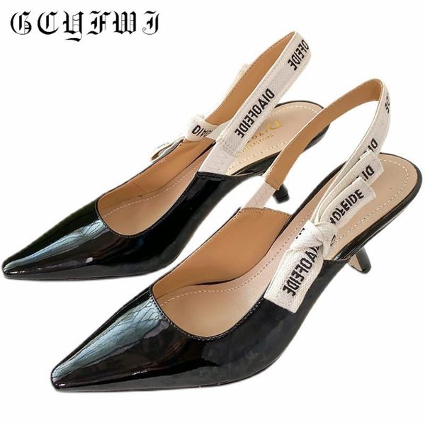 dress shoes women pointed toe high heels woman letter decoration patent leather pumps mujer elastic band wedding foe 2021, Black
dress shoes women pointed toe high heels woman letter decoration patent leather pumps mujer elastic band wedding foe 2021, Black