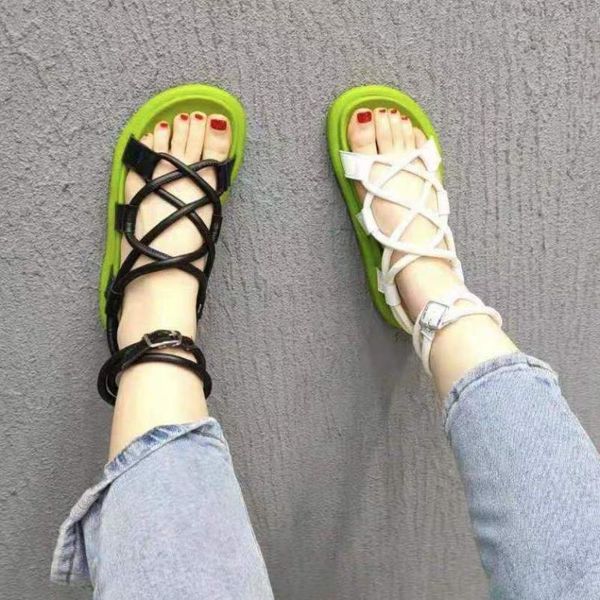 sandals black cross strap gladiator women chunky platform rubber woman outdoor open toe sport beach shoes female
sandals black cross strap gladiator women chunky platform rubber woman outdoor open toe sport beach shoes female