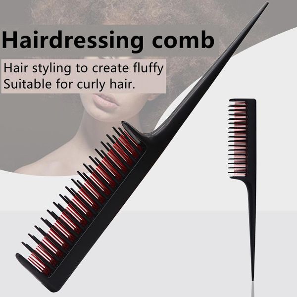 hair brushes 1pc hairdressing tip tail comb fluffy anti static salon bridal styling hairbrush three layer fine tooth rat y0525, Silver
hair brushes 1pc hairdressing tip tail comb fluffy anti static salon bridal styling hairbrush three layer fine tooth rat y0525, Silver