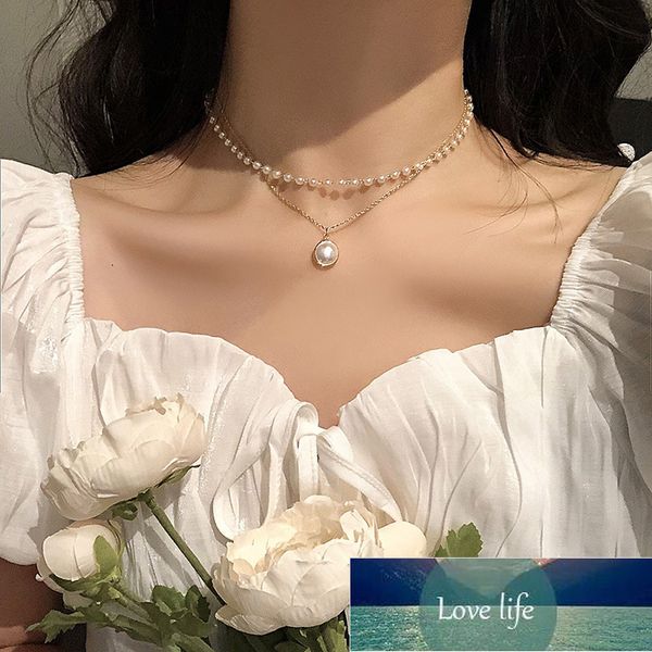 sumeng new fashion kpop pearl choker necklace cute double layer chain pendant for women jewelry girl gift factory price expert design qualit, Silver
sumeng new fashion kpop pearl choker necklace cute double layer chain pendant for women jewelry girl gift factory price expert design qualit, Silver