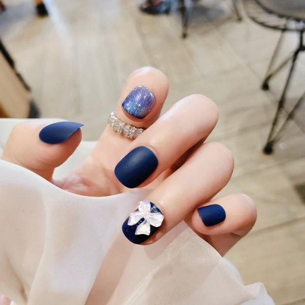 false nails 24pcs deep blue nail patch glue type removable short paragraph fashion manicure save time cin6 899, Red;gold
false nails 24pcs deep blue nail patch glue type removable short paragraph fashion manicure save time cin6 899, Red;gold