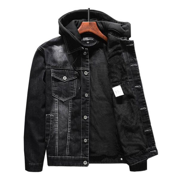 men's jackets men winter warm denim detachable hat fleece lined outwear coats for male clothing size m-4xl windbreak, Black;brown
men's jackets men winter warm denim detachable hat fleece lined outwear coats for male clothing size m-4xl windbreak, Black;brown