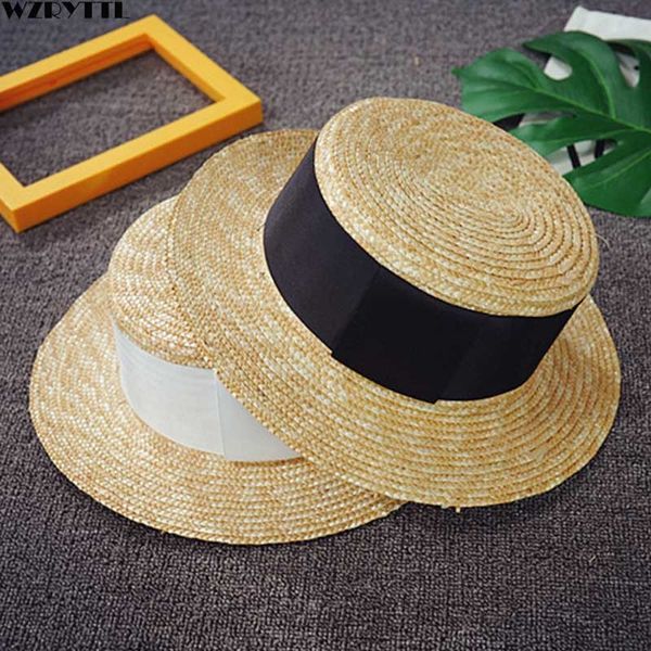2021 new classical summer derby straw for girl boy sun hats 5cm wide brim children beach flat boater hat size 48-53cm y1mj, Blue;gray
2021 new classical summer derby straw for girl boy sun hats 5cm wide brim children beach flat boater hat size 48-53cm y1mj, Blue;gray