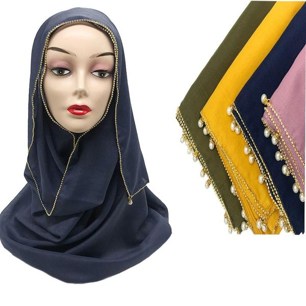 scarves arrival cotton pearl hijab scarf plain viscose chain beads solid color head wraps fashion muslim shawls pashmina 1pc retail, Blue;gray
scarves arrival cotton pearl hijab scarf plain viscose chain beads solid color head wraps fashion muslim shawls pashmina 1pc retail, Blue;gray