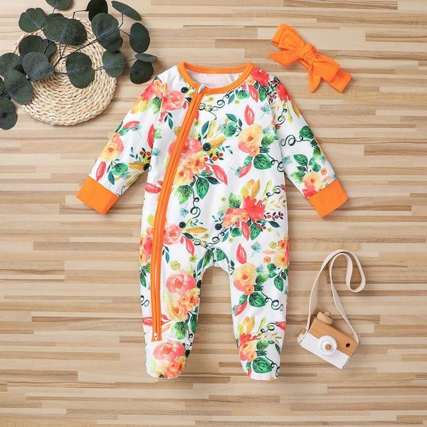 clothing sets born infant baby boy clothes 3 to 6 months girls florals zip romper long sleeve jumpsuit + headbands outfits 3m-12m, White
clothing sets born infant baby boy clothes 3 to 6 months girls florals zip romper long sleeve jumpsuit + headbands outfits 3m-12m, White