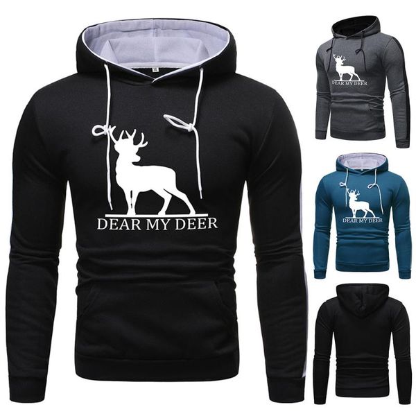 men's hoodies & sweatshirts 2021 arrival peace deer print mens spring autumn fashion graphic male casual sport streetwear, Black
men's hoodies & sweatshirts 2021 arrival peace deer print mens spring autumn fashion graphic male casual sport streetwear, Black
