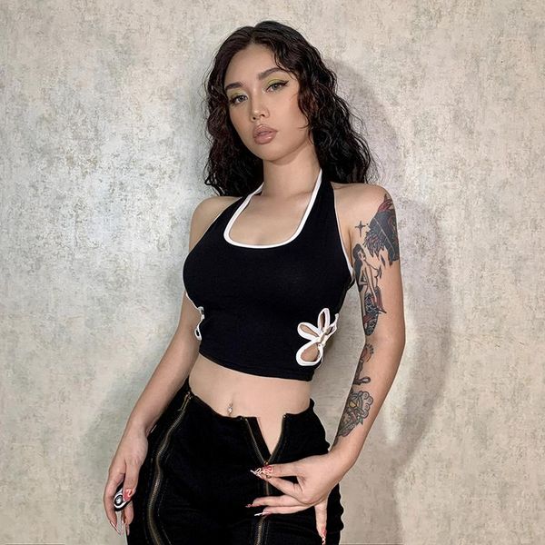 women's tanks & camis ladies summer midriff-baring camisole, girls creative floral hollow hanging neck backless sleeveless slim, White
women's tanks & camis ladies summer midriff-baring camisole, girls creative floral hollow hanging neck backless sleeveless slim, White