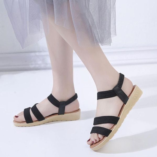 sandals shoes woman flat summer women's fish mouth roman casual wedge ladies' sapato feminino, Black
sandals shoes woman flat summer women's fish mouth roman casual wedge ladies' sapato feminino, Black