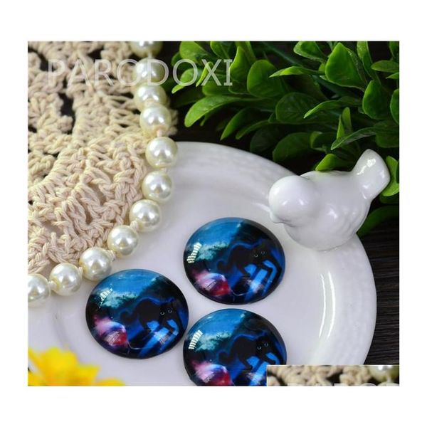 20mm charm mysterious dark night cat pattern round glass jllxur ffshop2001, Bronze;silver
20mm charm mysterious dark night cat pattern round glass jllxur ffshop2001, Bronze;silver