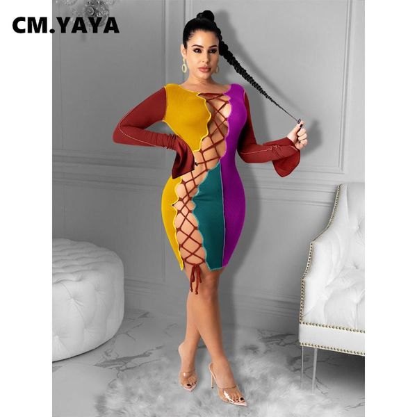 casual dresses cm.yaya fall winter street patchwork lace up women midi dress flare long sleeve active bodycon club party pencil, Black;gray
casual dresses cm.yaya fall winter street patchwork lace up women midi dress flare long sleeve active bodycon club party pencil, Black;gray
