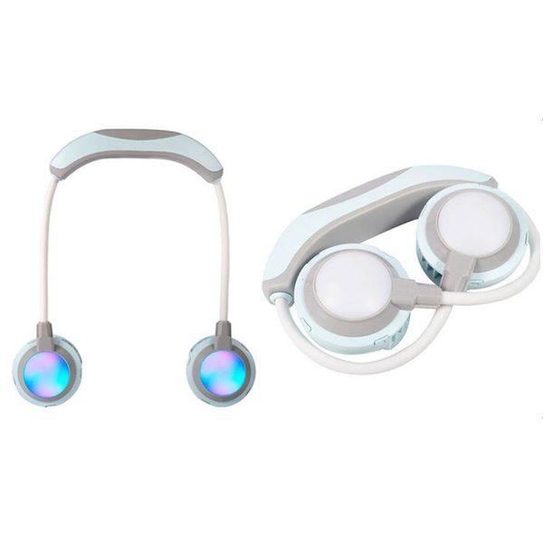 electric fans portable personal colorful led neck hanging dual cooling mini fan usb rechargeable 3 speed adjustable neckband air cooler
electric fans portable personal colorful led neck hanging dual cooling mini fan usb rechargeable 3 speed adjustable neckband air cooler