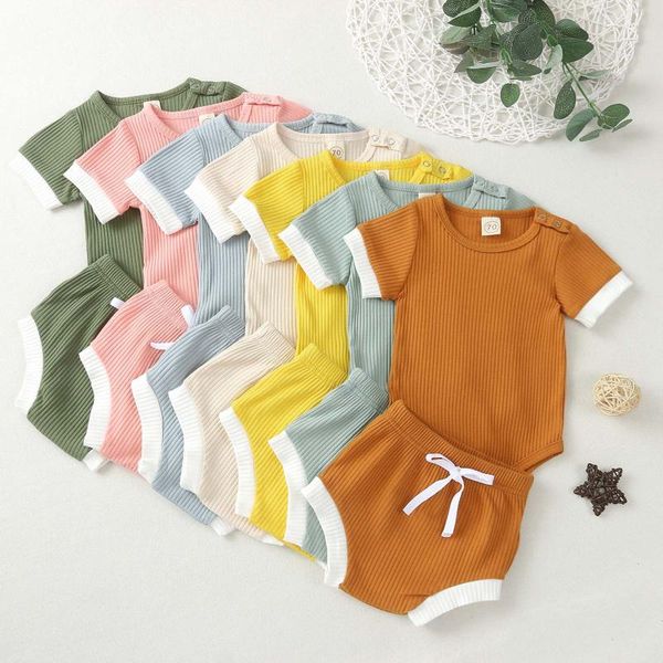 clothing sets toddler baby girls summer short-sleeved solid romper shorts clothes set born ropa bebes meisjes kleding, White
clothing sets toddler baby girls summer short-sleeved solid romper shorts clothes set born ropa bebes meisjes kleding, White